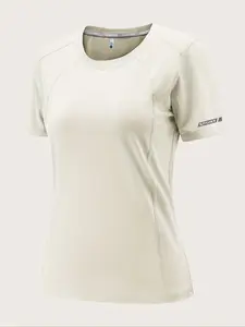 Women's Ice Silk Fabric Sports T-Shirt Summer Short Sleeve Thin Training Running Cool Fitness Yoga Top Fitness Running Tops