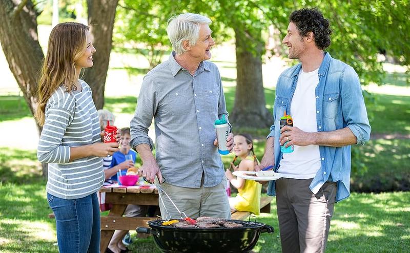 DIPESI 4-Pack BPA-Free Soda Can Lids with Straw - Reusable Lids for Seltzer, Juice & Beverage, Silicone Straws Included Drink Covers Children's Day