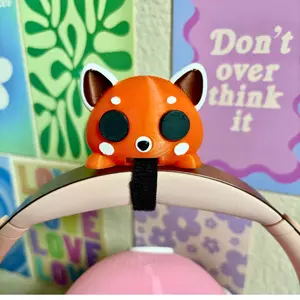 Red Panda Headphone Attachment Accessories