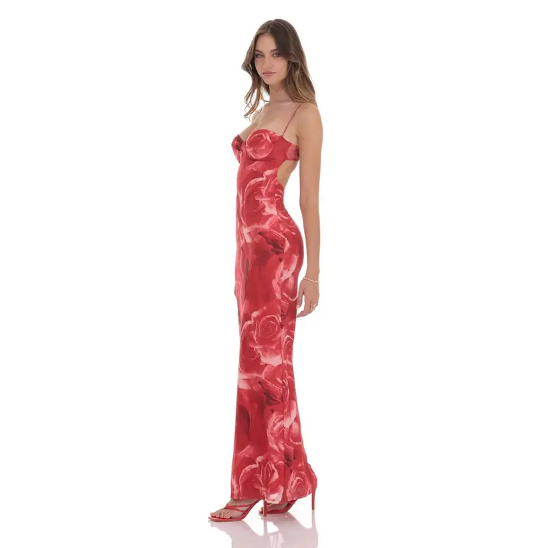 Red rose dress - TikTok Shop Red rose dress - TikTok Shop