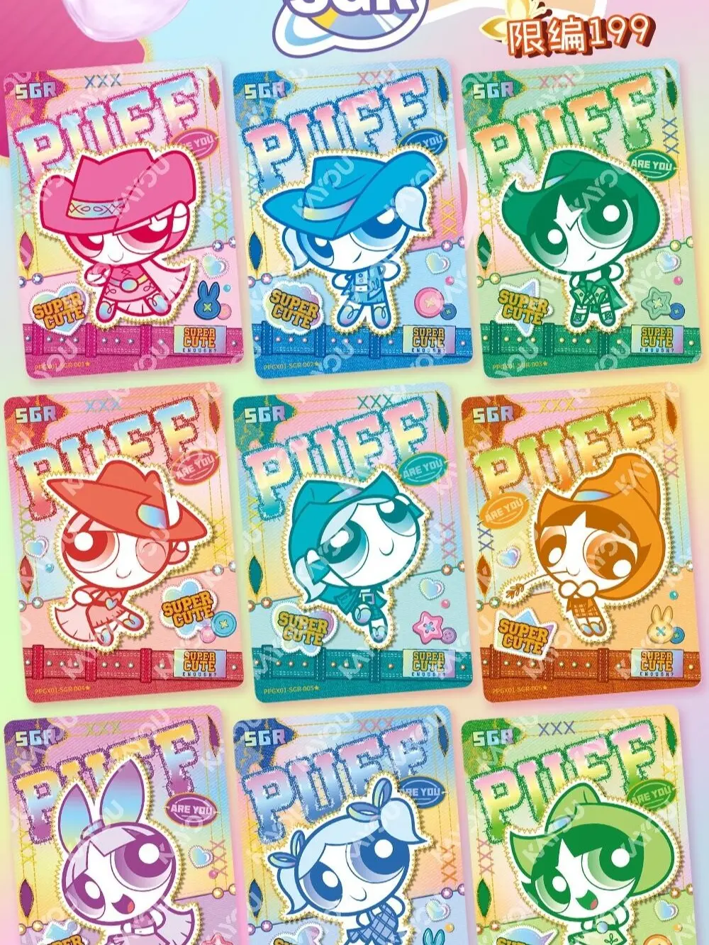 Kayou Official Powerpuff Girls X-Element Collectible Trading Card
