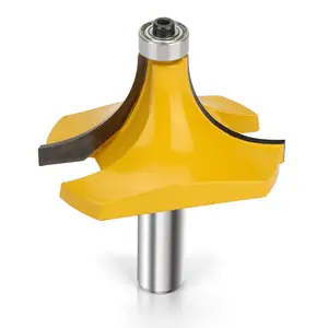 1" Radius 1/2 Shank Carbide Roundover Router Bit for Edge Forming Bead Rounding and Corner Rounding