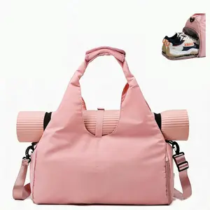Yoga Mat Bag, Sport yoga Gym Bag for women, Lightweight yoga mat bag carrier with Yoga Strap, Carryall Yoga Tote Bag