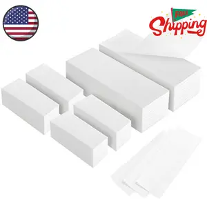 600-Count Non Woven Wax Strips, 2 Size