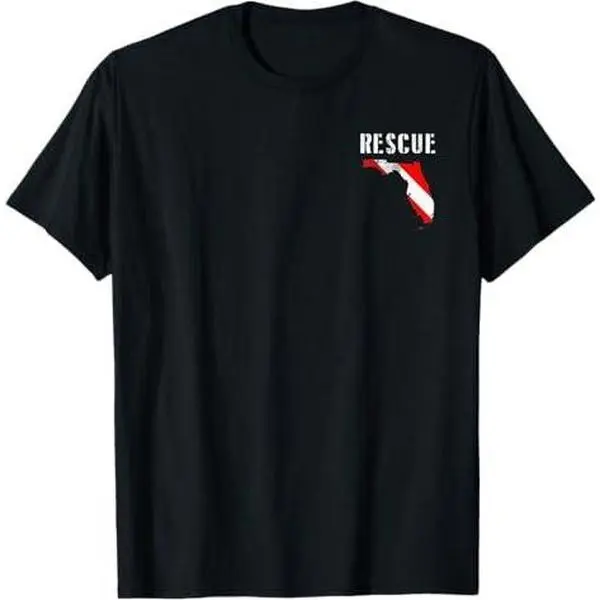 Florida Rescue Diver Dive Flag SCUBA Divemaster T-Shirt