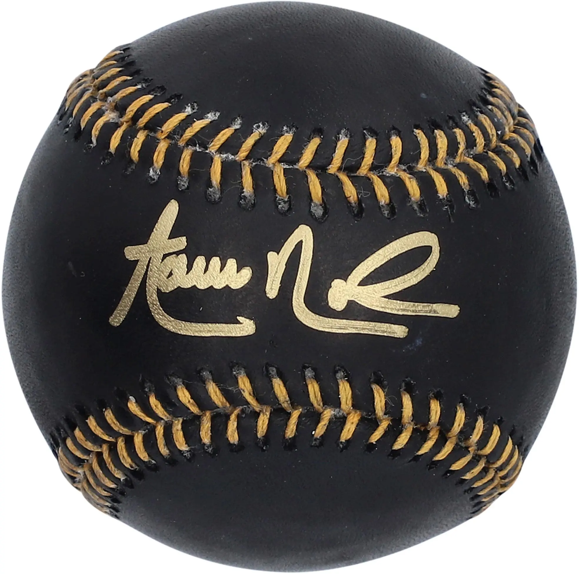 Aaron Nola Philadelphia Phillies Autographed Black Leather Baseball - Fanatics Authentic Certified