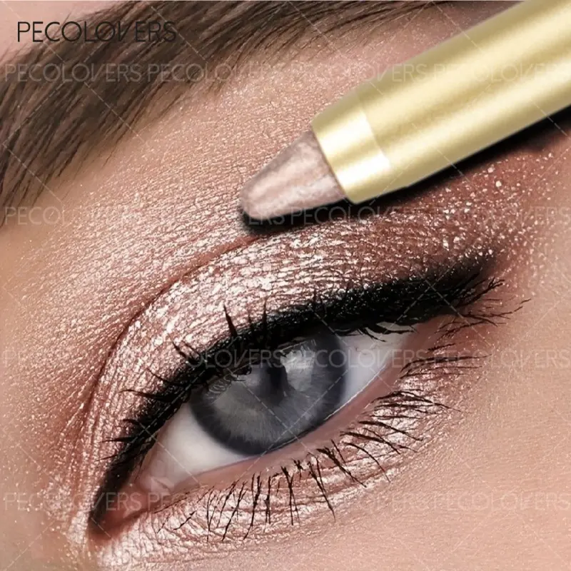 Green Pearlescent Eyeshadow Pen Eyeshadow Pencil Lasting Glitter Shimmer Eye Pigment Highlighter Blue Eyeliner Stick Eye Shadow Sticks Cosmetic Makeup Tool