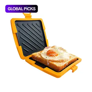 Microwave Sandwich Tray Kitchen Tool, Food-Grade Silicone for Quick Even Cooking, Baked Cheese, Steak, Chicken Wings and Sausage, Dishwasher Safe