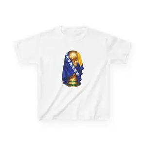 Bosnia Soccer Shirt |Bosnian Pride Youth Tee | Bosnia Flag Football Shirt | World Cup Inspired Shirt |Bosnian Fan Gift