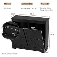 Farmhouse Black, 2 * 13 Gallons