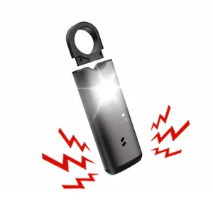 【UPGRADE Motion Detection】Rechargeable  Keychain Alarm | 135dB Police-Recommended Siren with LED Strobe Light for Women, Kids & Elderly