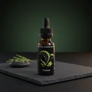 Men's Cedar Beard Oil, Hair Care for Beard Nourishment and Hydration