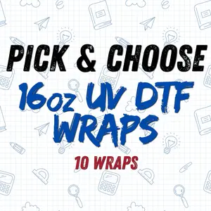 Set of 10 wraps