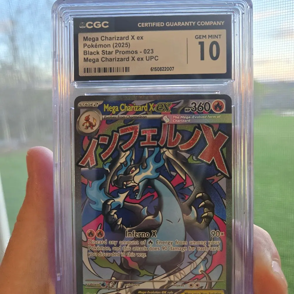 CGC Gem Mint 10 Mega Charizard X ex Promo - Black Star Promos 023