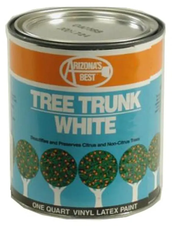 Arizonas Best AZP30011 White Tree Paint, 1 qt, Outdoor Masonry Paint, Uv Protection, Quart Size