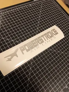 Powerstroke Airlines Diesel Airlines Decal/Sticker