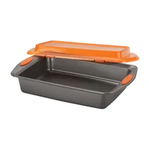 9-Inch x 13-Inch Nonstick Rectangular Cake Pan with Lid