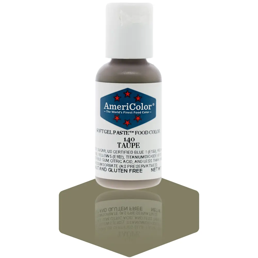 AmeriColor, Taupe, .75 Ounce, Soft Gel Paste Food Color