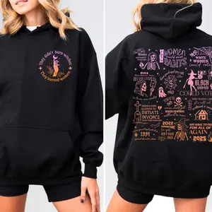 They Didn't Burn Witches They Burned Women 2 Sides Hoodie, Sweatshirt, Halloween Feminism Sweatshirt, Liberal Witch, Bury The Patriarchy Sweater
