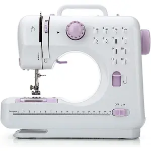 Mini Sewing Machine for Beginner by  - Small Electric Sewing Machines with 2 Speed 12 -in  Patterns GD-054-A19