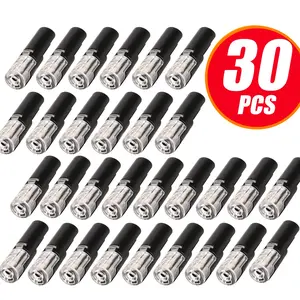 30 Piece D1 Interlocking Quick Connectors, No Stripping No Soldering, Brass Contacts, Electronic Device Cable Terminal Ends, Durable Reliable Connectors