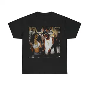 Vintage Aaliyah And Friend T-Shirt - Aaliyah T-Shirt - Soul Queen Shirt - Music Shirt - 90's R&B - 90s Vibe - Aaliyah Merch - R&B Icon Style - Gift for Fans of Aaliyah - Womenswear Menswear Top