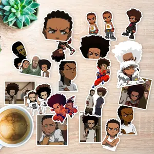 Stickers Pack 20 Pcs The Bumper Boondocks Aesthetic Water Car Guitar Bottle Colorful Skateboard Luggage Vinyl Waterproof Laptop Bike