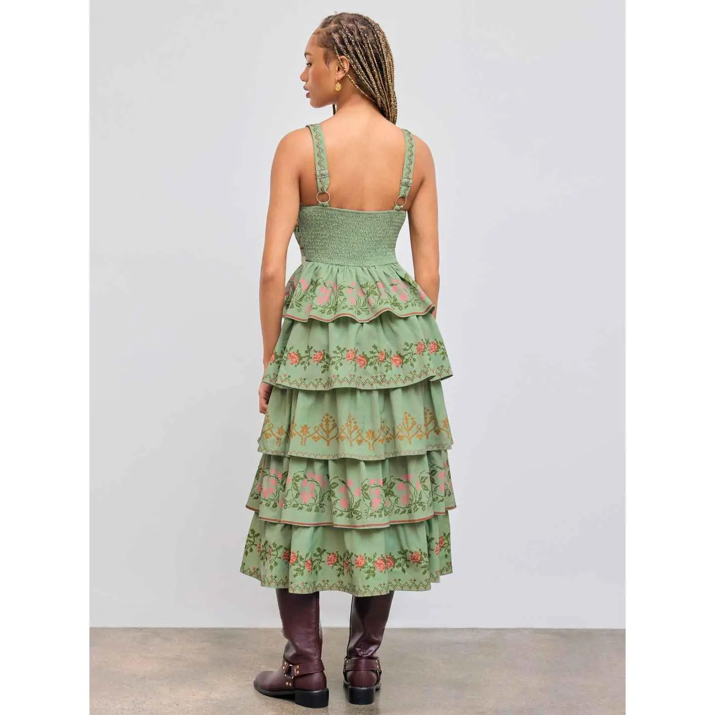 retrofete lark embroidered dress Lark Embroidered Dress – Retrofete main image 1