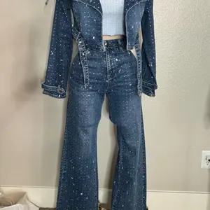 Rhinestones pants