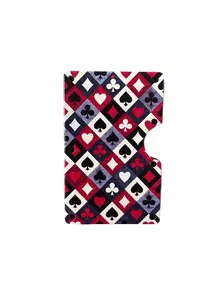 RFID Blocking Minimalist Wallet – Playing Card Suit Design | Slim Aluminum Card Holder