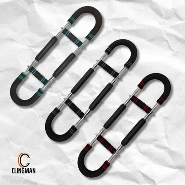 Clingman Crush Bundle (60/90/110lbs) | Full Set Chest, Arm & Back Twister Trainers | Adjustable Upper Body Resistance Kit