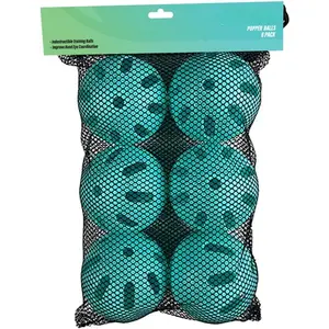 Popper Balls, Plastic Baseballs, Made of Impact-Resistant and Rebounding Material, Perfect Practice Baseballs for Baseball & Hitting Ball Training