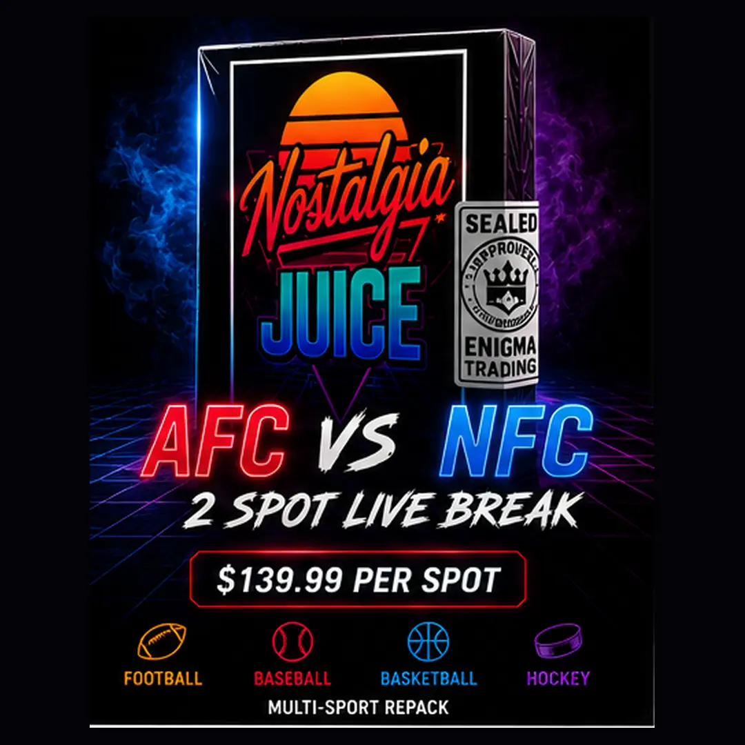 Nostalgia Juice Multi-Sport Repack – AFC vs NFC Live Break
