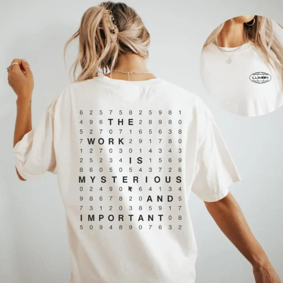 Lumon Industries Severance Shirt Lumon Shirt Comfort Colors Lumon TShirt The Work Is Mysterious And Important Shirt Severance