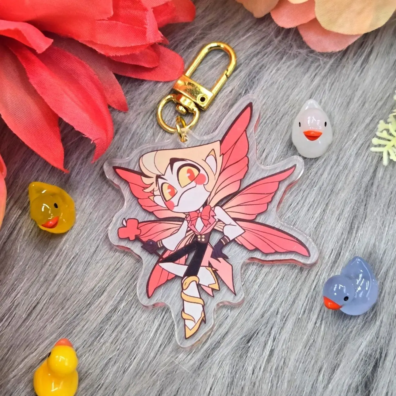 Acrylic keychain lucifer Hazbin Hotel