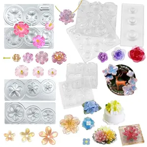 Miniature Flower Silicone Mold, Mini Sakura Rose Jewelry Casting Bracelet Pendant Earring Charm Ring Resin casting Mould Clay Mold