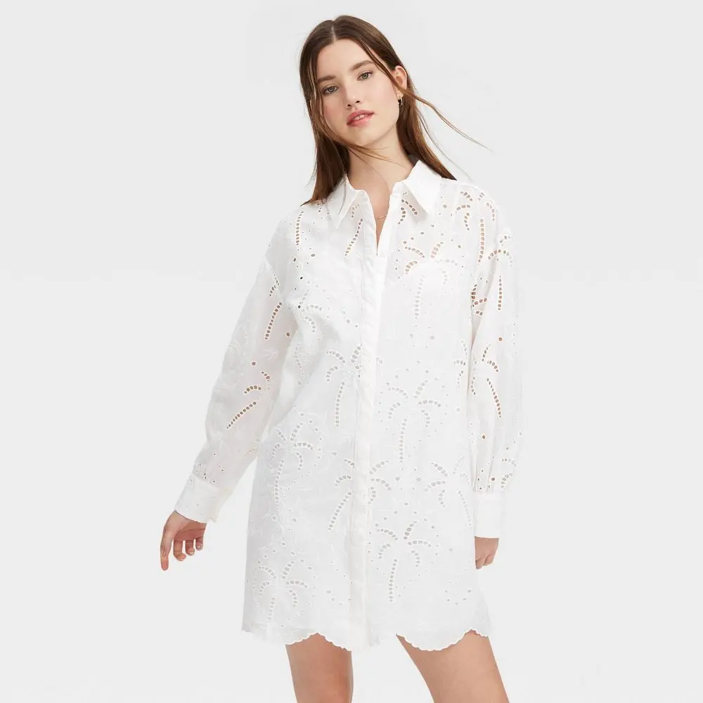 roller rabbit embroidered dress Roller Rabbit Embroidered Midi Dress – The Closet New York main image 0