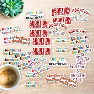 Stickers Pack 20 Pcs Abortion Skateboard Bike is Car Health Vinyl Luggage Aesthetic Care Colorful Water Bumper Waterproof Guitar Bottle Laptop