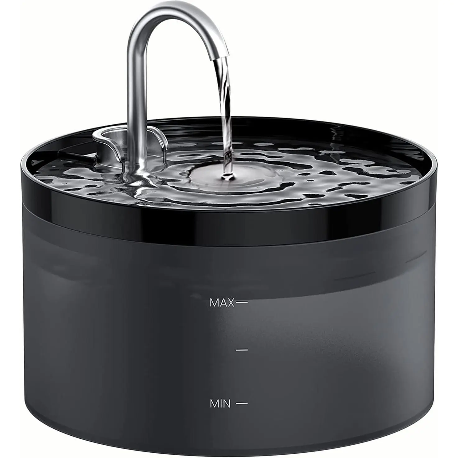 Water Fountain:  Bowl Fountains - Automatic Pet Dispenser - Dogs Drinking Waterer Bowls Indoor - Auto Watering Dish Supplies - Easy Cleaning  Machine - Quiet 67oz/2L Kitty Drink Fountain