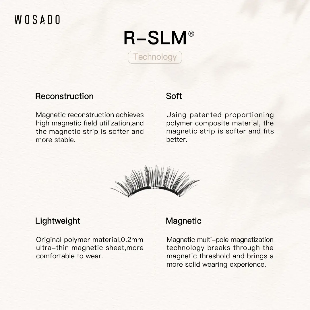 Wosado Eyelash Fixer set long-lasting curl Makeup Mascara