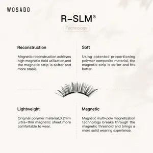 Wosado Eyelash Fixer set long-lasting curl Makeup Mascara