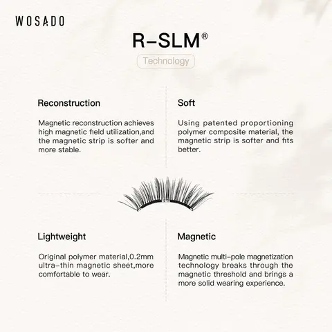 Wosado Eyelash Fixer set long-lasting curl Makeup Mascara