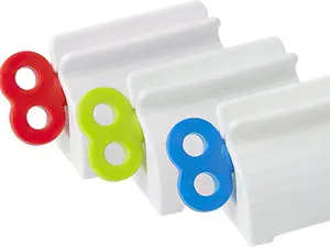 Tube Toothpaste Squeezer with Rolling Toothpaste Holder, Saves Toothpaste, Creams, Toothpaste Artifact Dispenser