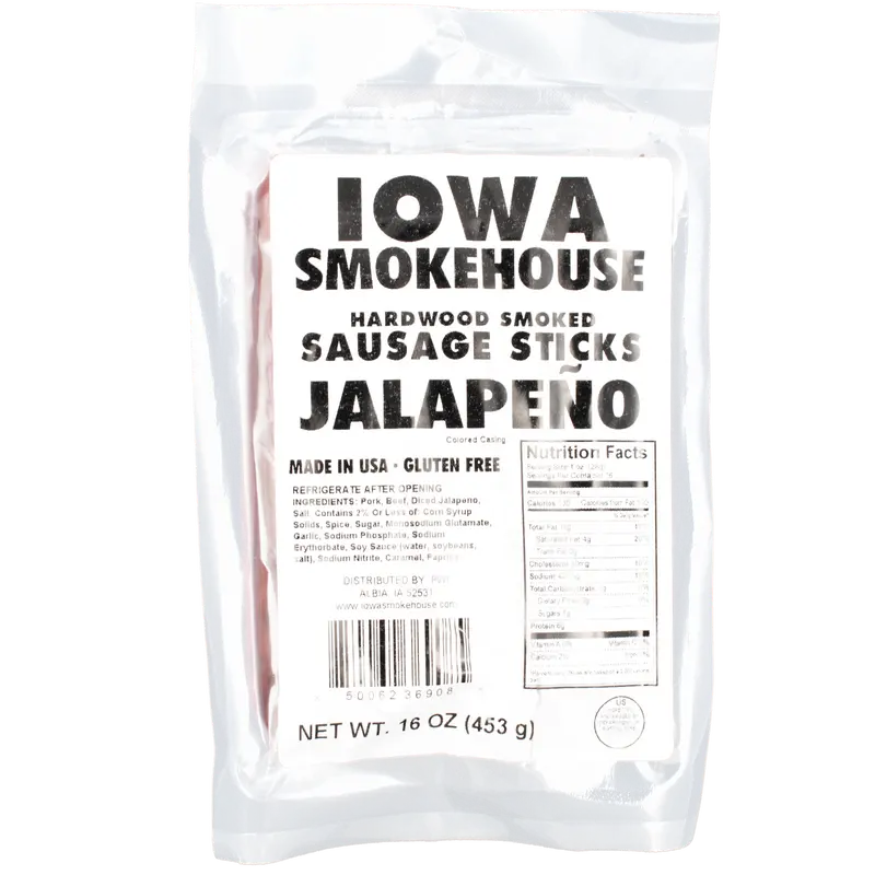16 oz Sausage Sticks Jalapeno
