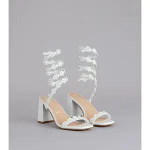 Unforgettable Floral Spiral Heels