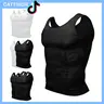 CATTIBOR Men's Menswear Shapewear 1-4 Pack Crew Neck Compression Sleeveless Vest, Activewear Tank Top for Running, Fitness, All-Season Underwear