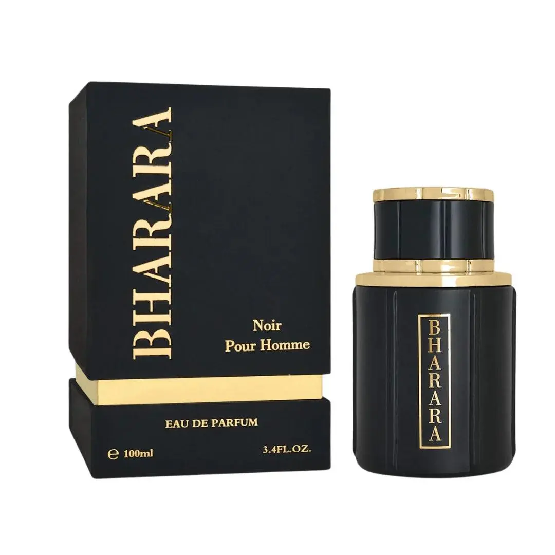 BHARARA Noir Eau de Parfum for Men, 100ml (3.4 oz), Long-Lasting Aromatic Cologne with Citrus, Woody, and Vanilla Notes