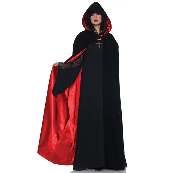 Deluxe Velvet Cape w/ Red Satin Lining