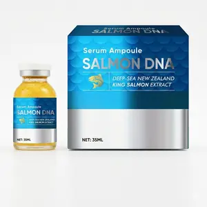 Salmon DNA Serum Ampoule – Deep Sea New Zealand King Salmon Extract – Youthful Rejuvenation & Hydration – Dermatologist Tested – Precision Droplet – 35ml