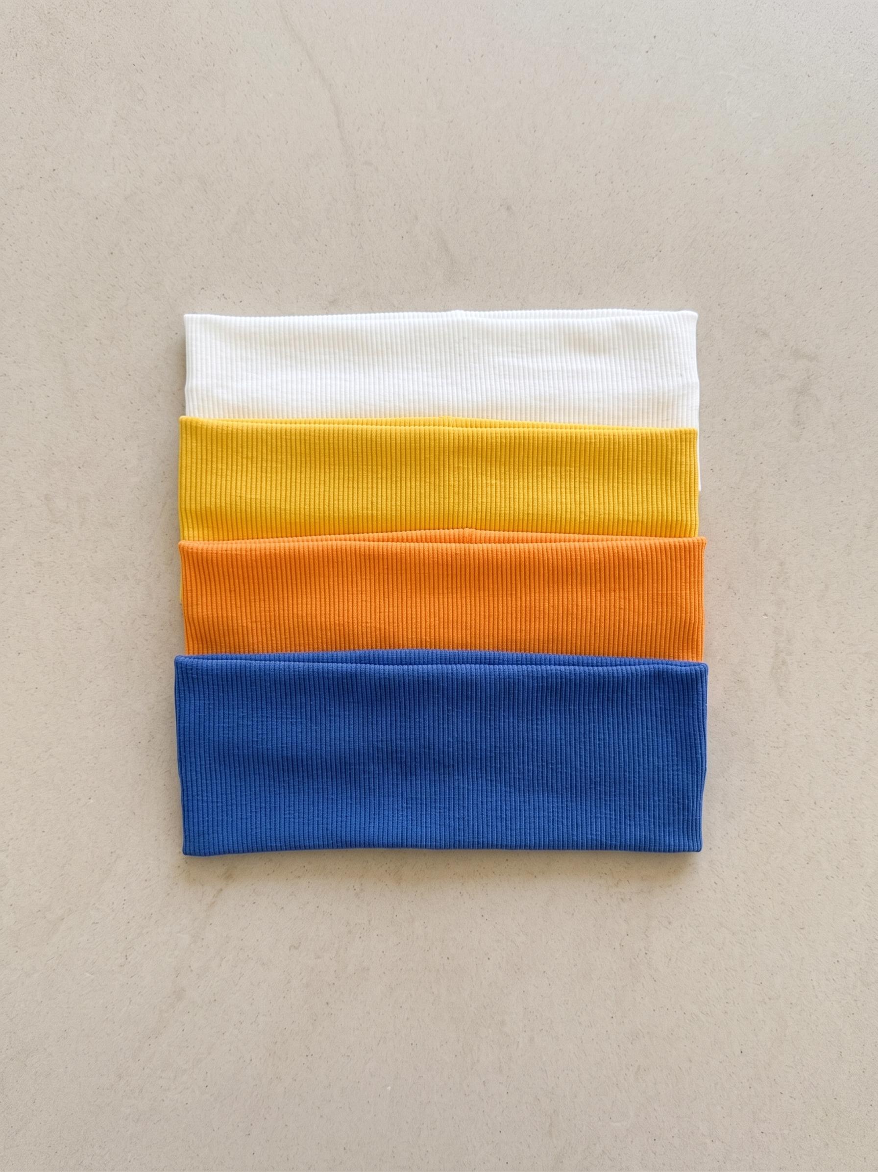 Women's Wide Ribbed Knit Headbands - Solid Color Stretchy Elastic Hair Bands for Yoga, Sports & Daily Wear, Multi-Pack